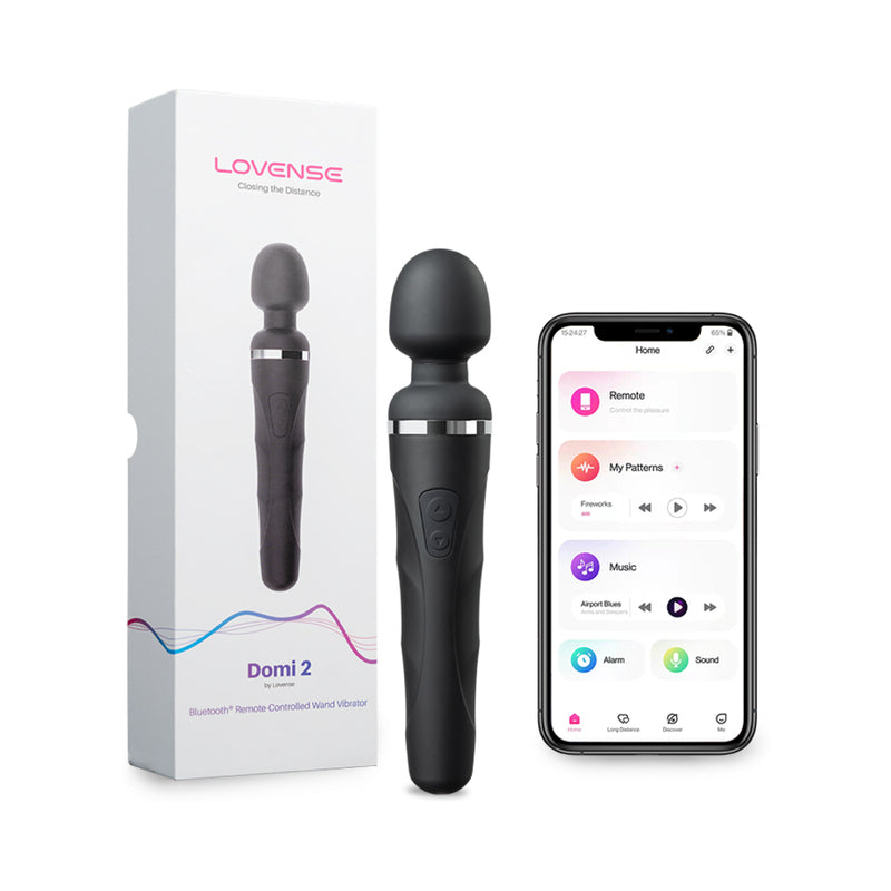 Lovense Domi 2 Bluetooth Programmable Wand Vibrator Lovense Domi 2 Bluetooth Programmable Wand Vibrator