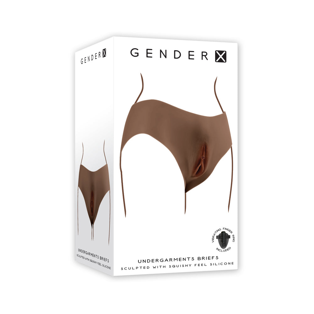 Gender X Vagina Panty Silicone Dark