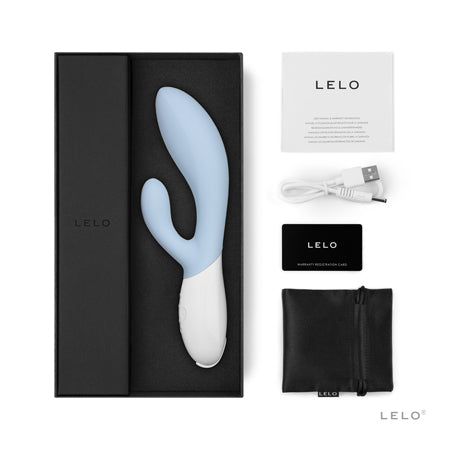 LELO Ina 3 Rechargeable Dual Stimulator - Seafoam LELO Ina 3 Rechargeable Dual Stimulator - Seafoam