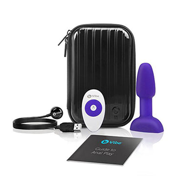 b-Vibe Rimming Petite Anal Plug Purple