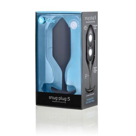 b-Vibe Snug Plug 5 Anal Plug: Comfort and Pleasure Combined - Black b-Vibe Snug Plug 5 Anal Plug: Comfort and Pleasure Combined - Black