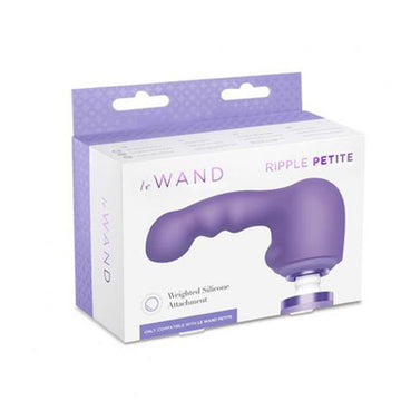 Le Wand Ripple Petite Weighted Silicone Attachment.  Shop at Pleasure  Intimacy.