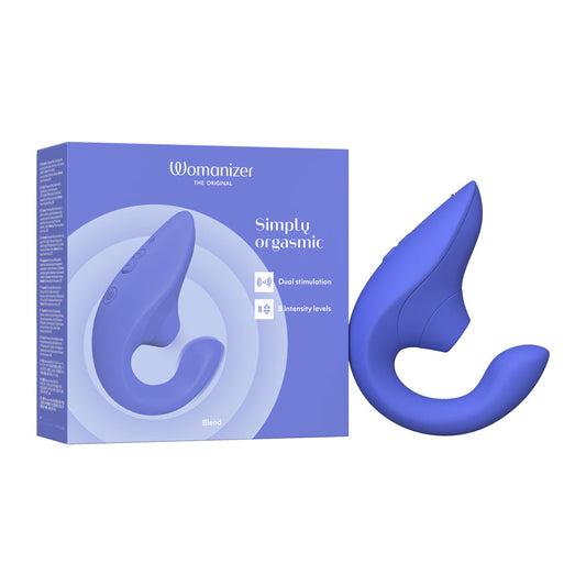 Womanizer Blend Vibrant  - Clitoris Stimulator - Blue
