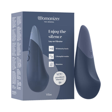 Womanizer Vibe  - Clitoris Stimulator - Dark Blue