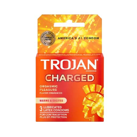 Shop: Trojan Warming Lubricant Condom - Pleasure & Intimacy