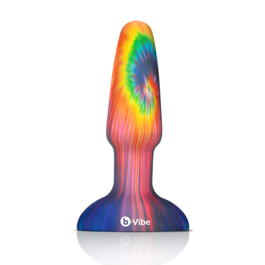 B-Vibe Peace & Love Tie Dye Rimming Plug