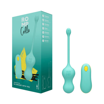 ROMP Cello Rechargeable Remote-Controlled Silicone G-Spot Egg Vibrator