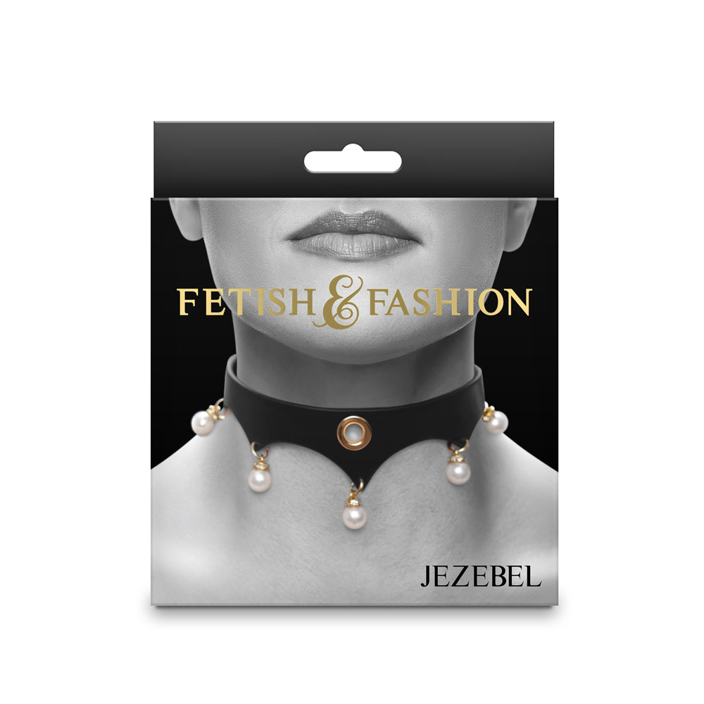 Fetish & Fashion Jezebel Collar Black