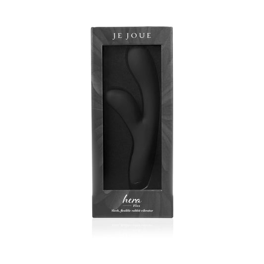 Buy!  Black silicone rabbit vibrator by 'JE JOUE' at Pleasure & Intimacy