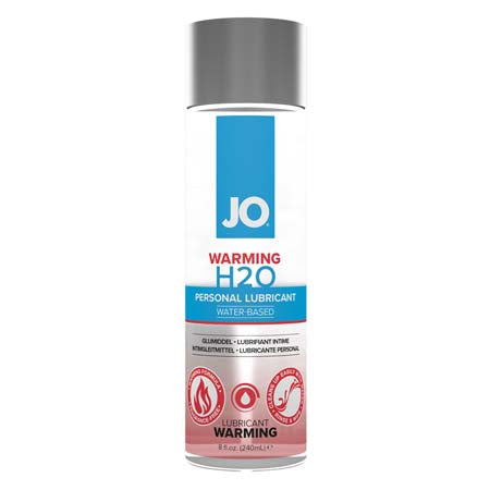 JO H2O Warming Water-Based Lubricant 8 oz.