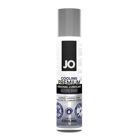 JO Premium Cooling Silicone-Based Lubricant 1 oz.