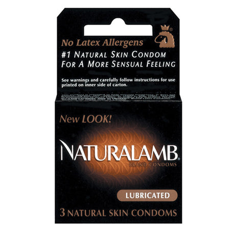 Naturalamb Lubricated Condoms 3-Pack