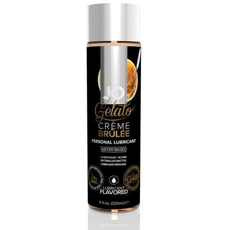 JO Gelato Creme Brulee Flavored Water-Based Lubricant 4 oz.