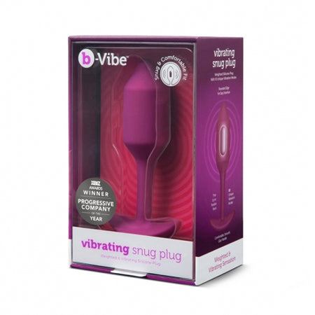 b-Vibe Vibrating Snug Plug 2 Anal Plug Rose