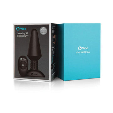 b-Vibe Rimming XL Anal Plug Black