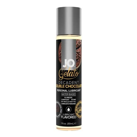 JO Gelato Decadent Double Chocolate Flavored Water-Based Lubricant 1 oz.