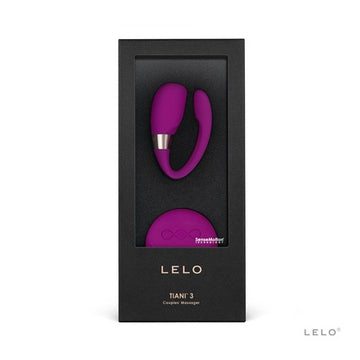 LELO TIANI 3 Rechargeable Dual Stimulation Couples Vibrator With Remote Deep Rose