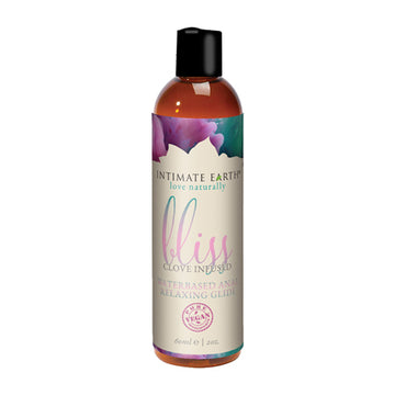 Intimate Earth Bliss Clove Infused Water-Based Anal Relaxing Glide 2 oz.