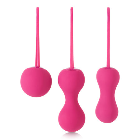 Je Joue Ami 3-Piece Silicone Kegel Set Fuchsia