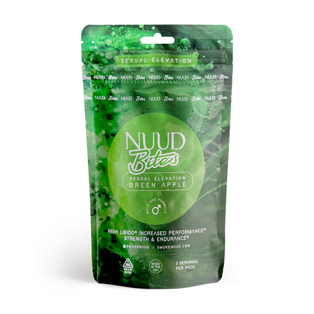 NUUD BITES Male Aphrodisiac Gummies Sour Apple