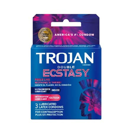 Trojan Double Ecstasy Latex Condoms