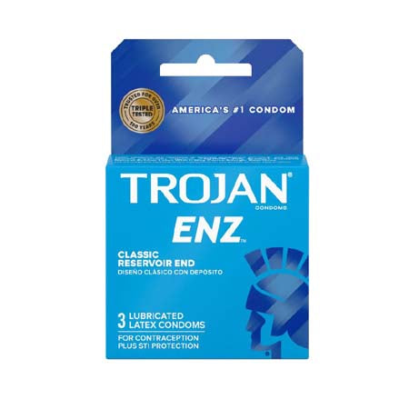 Shop Trojan ENZ Lubricated Latex Condoms 
